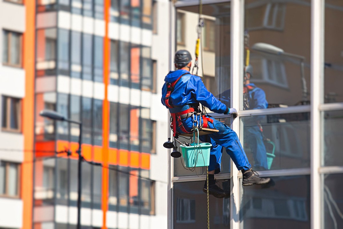 Hospital healthcare exterior cleaning Bay Area